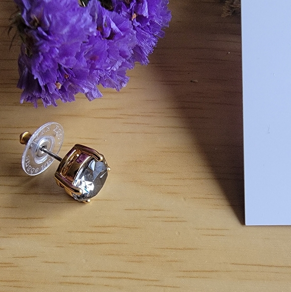 KATE SPADE Black Diamond Stud Earrings. NWT* - Picture 3 of 4